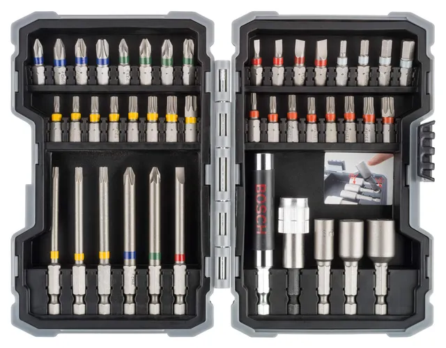bosch-43-tlg-schrauberbits-und-steckschl-ssel-set-mit-farbcode-bits-torx-stecksc image 1