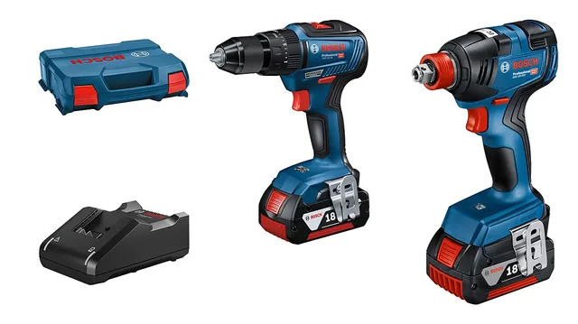 bosch-professional-18v-system-duo-set-gdx-18v-200-akku-schlagschrauber-gsb-18v-5 image 1