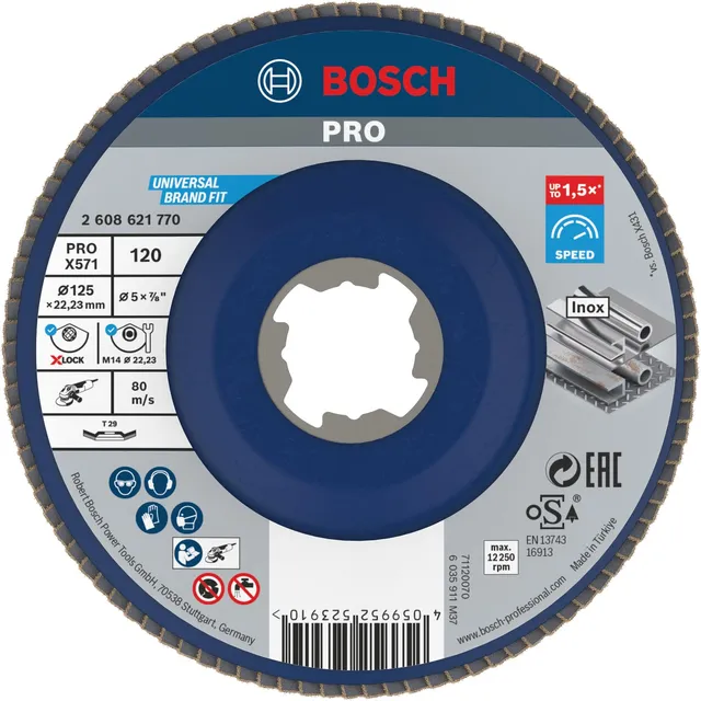 bosch-professional-f-cherschleifscheibe-x571-best-for-metal-x-lock-125-mm-p-120- image 1