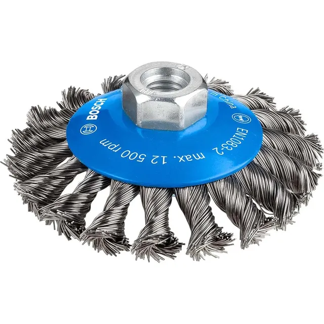 bosch-pro-steel-longlife-kegelb-rste-gezopfter-draht-100-mm-m14-gewinde-f-r-klei image 1