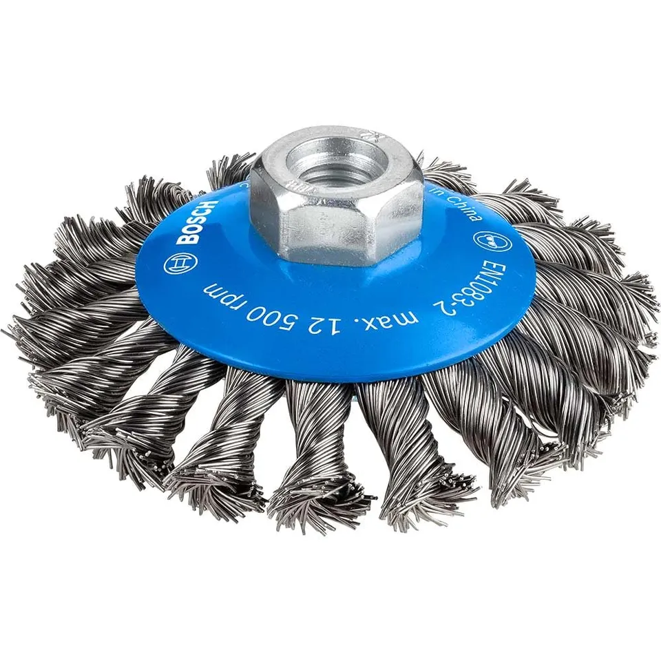 bosch-pro-steel-longlife-kegelb-rste-gezopfter-draht-100-mm-m14-gewinde-f-r-klei image 1