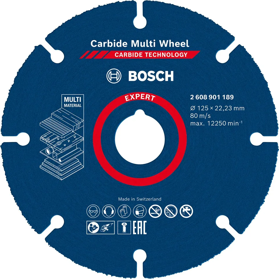 bosch-expert-trennscheibensatz-2-608-901-189-f-r-winkelschleifer-carbide-technol image 1
