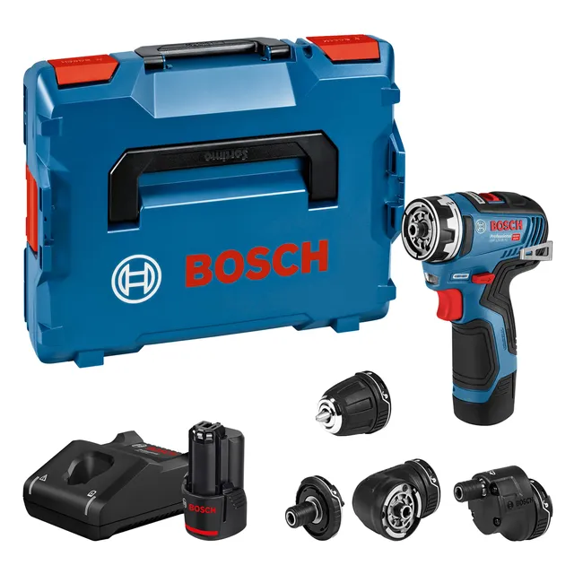 bosch-professional-gsr-12v-35-fc-akku-bohrschrauber-mit-flexiclick-system-2x-3-0 image 1