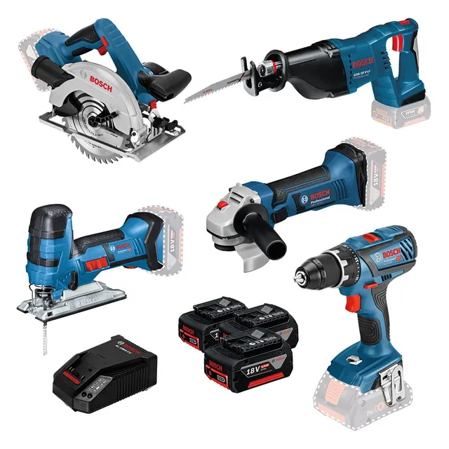 bosch-professional-18v-system-combo-kit-gsr-18v-28-bohrschrauber-gst-18v-li-s-st image 1