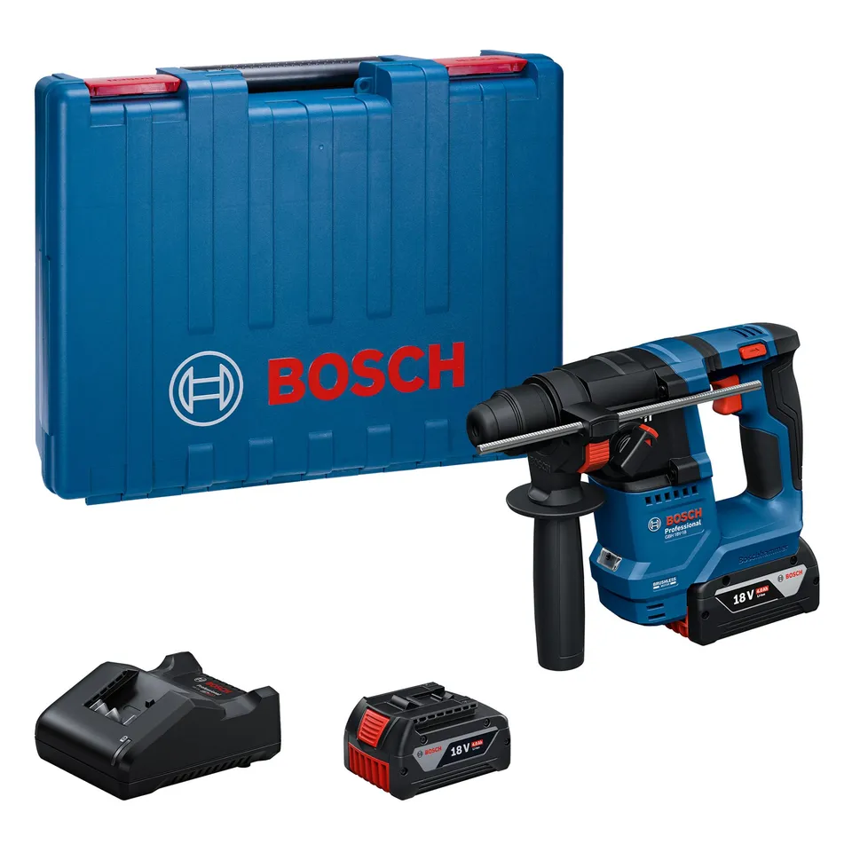 bosch-professional-18v-system-akku-bohrhammer-gbh-18v-18-sds-plus-2x-18v-4-0ah-g image 1