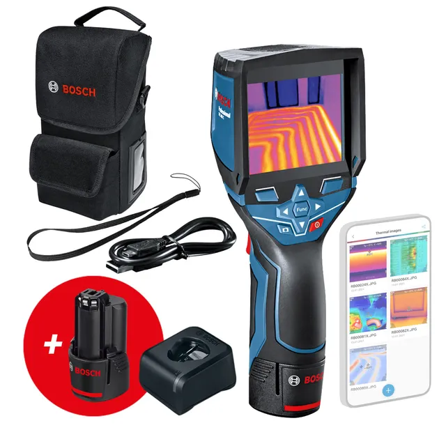 bosch-professional-12v-system-w-rmebildkamera-gtc-400-c-set-2x-12v-akku-ladeger- image 1