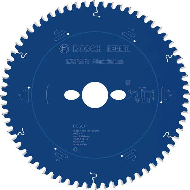 bosch-expert-aluminium-kreiss-geblatt-216-x-30-mm-64-z-hne-carbide-technology-f- image 1