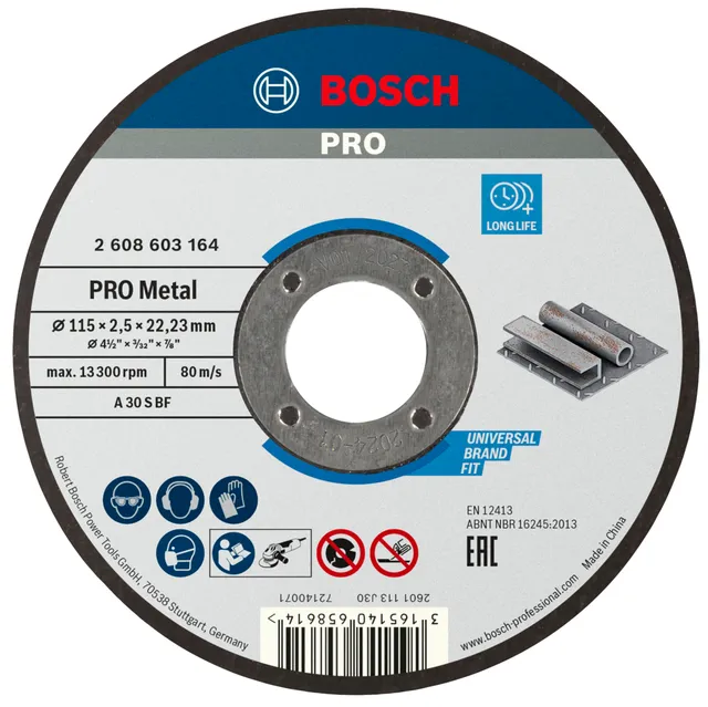 bosch-pro-metal-longlife-trennscheibe-125-2-5-22-23-mm-f-r-winkelschleifer-metal image 1