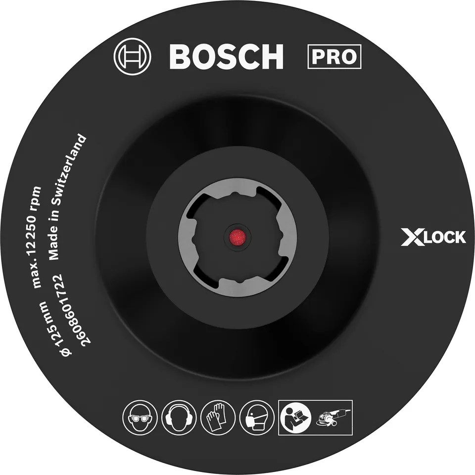 bosch-pro-backing-pad-f-r-kleine-winkelschleifer-x-lock-klettverschluss-125-mm image 1