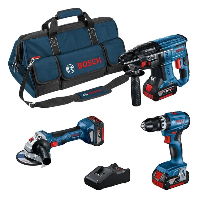 bosch-professional-18v-system-combo-kit-gsb-18v-45-gbh-18v-21-gws-18v-7-3x-4-0ah image 1