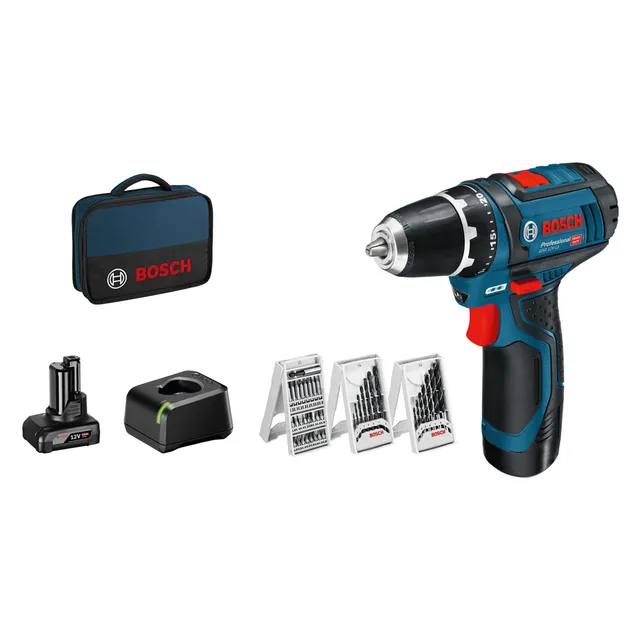 bosch-professional-12v-system-akku-bohrschrauber-gsr-12v-15-set-39-teiliges-zube image 1