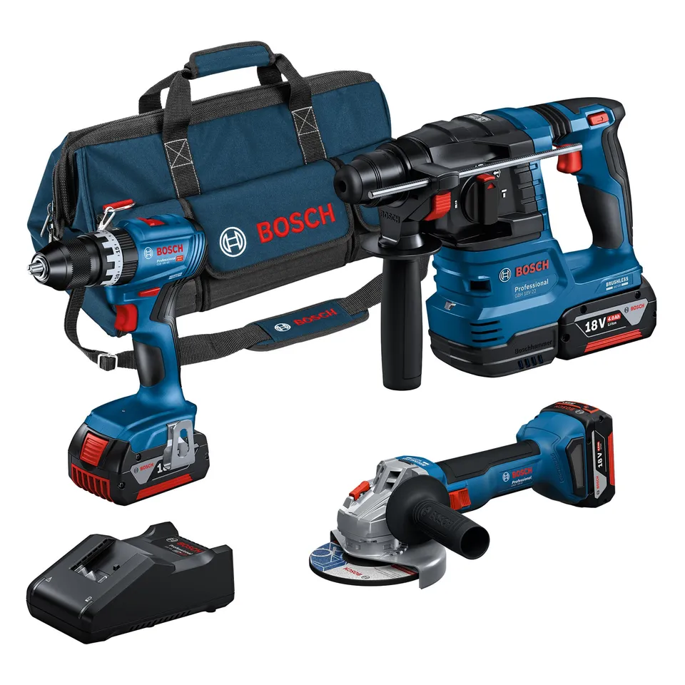 bosch-professional-18v-system-akku-combo-kit-gsb-18v-45-schlagbohrschrauber-gbh- image 1