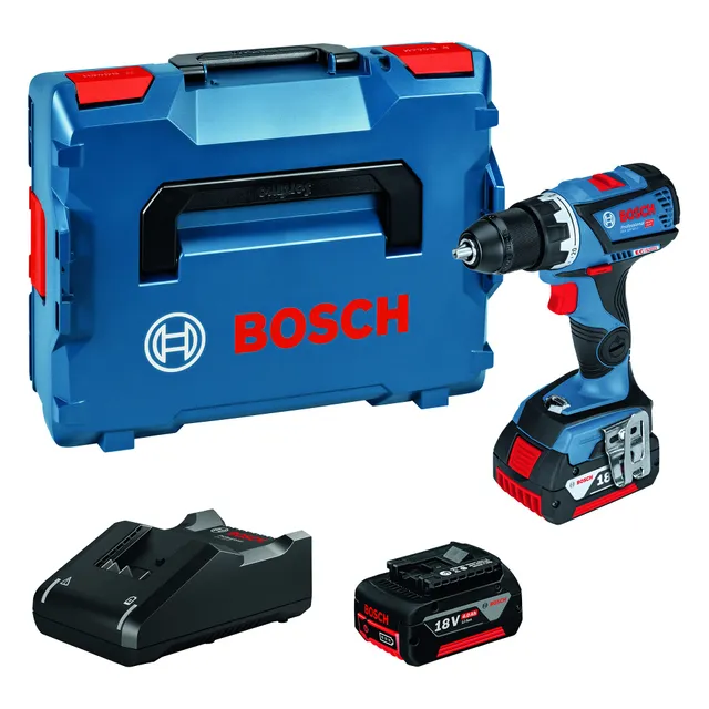 bosch-professional-gsr-18v-60-c-akku-bohrschrauber-set-mit-2x-5-0-ah-akku-ladege image 1