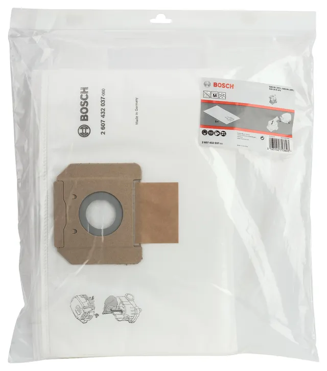 bosch-5er-pack-vliesfilterbeutel-f-r-bosch-professional-staubsauger-gas-35-l-afc image 1