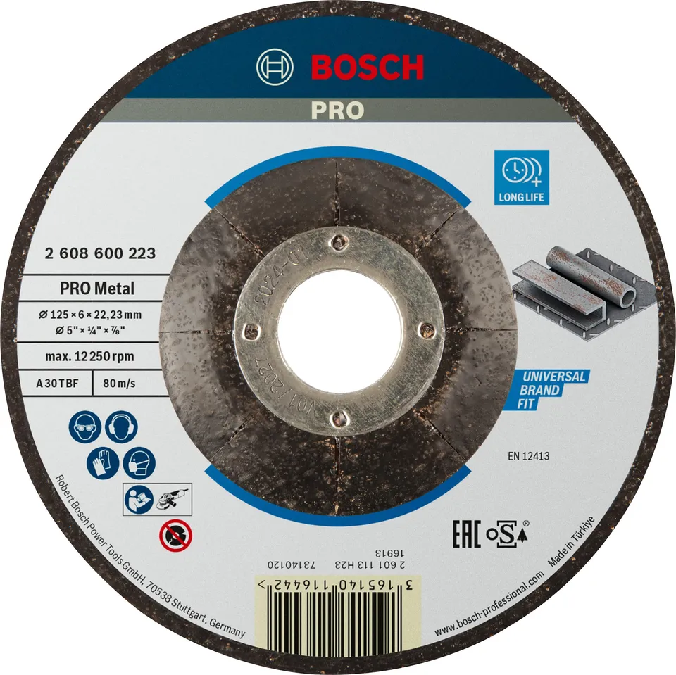 bosch-professional-pro-metal-longlife-schruppscheibe-125-x-6-x-22-23-mm-f-r-stah image 1