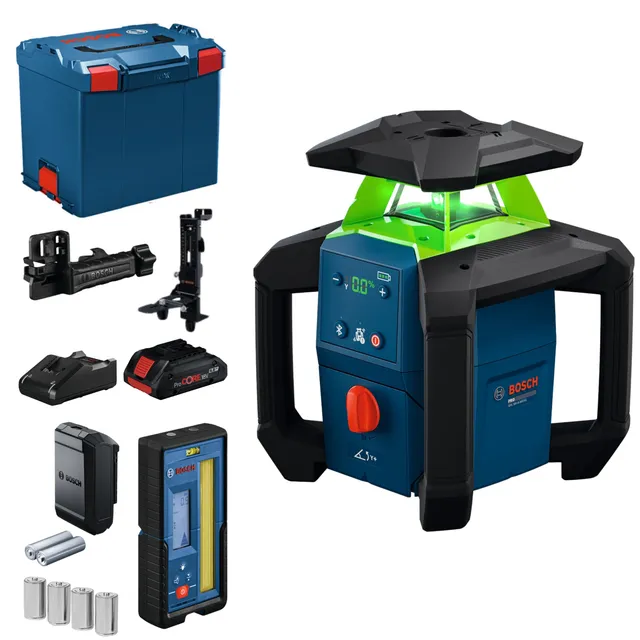 bosch-pro-grl18v-4-34cvg-rotationslaser-gr-ner-strahl-15-neigung-ip66-dual-power-2 image 1