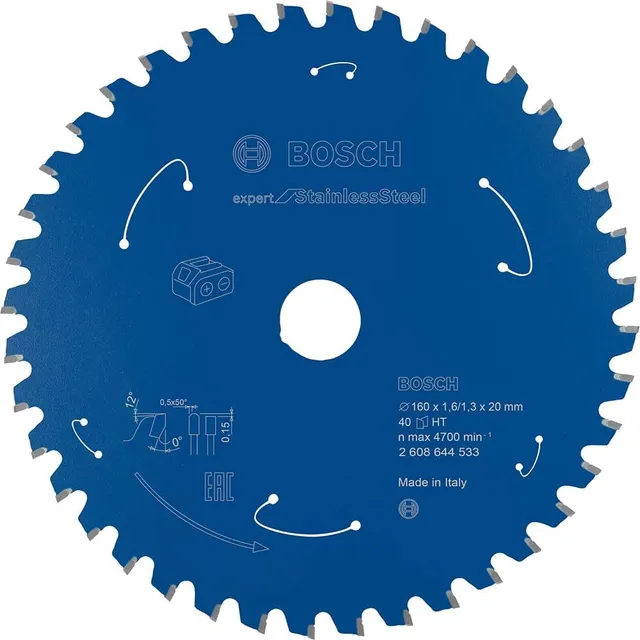 bosch-professional-expert-for-stainless-steel-kreiss-geblatt-160-x-20-x-1-6-mm-4 image 1