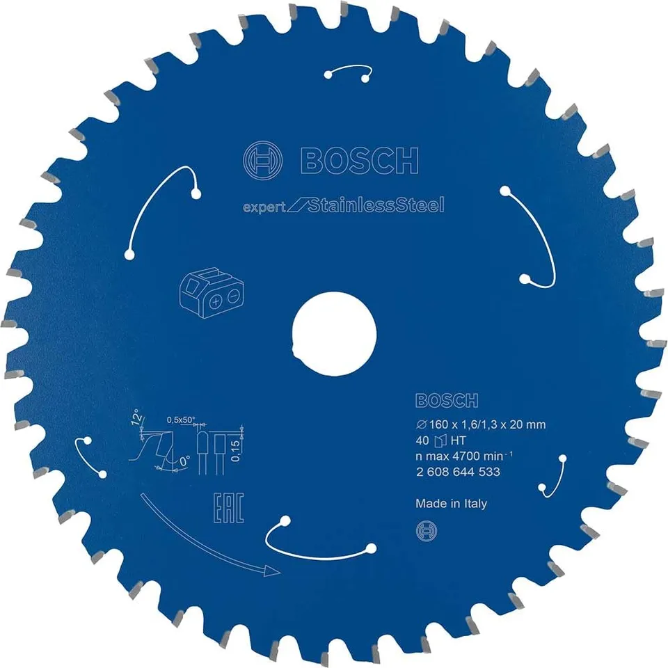 bosch-professional-expert-for-stainless-steel-kreiss-geblatt-160-x-20-x-1-6-mm-4 image 1