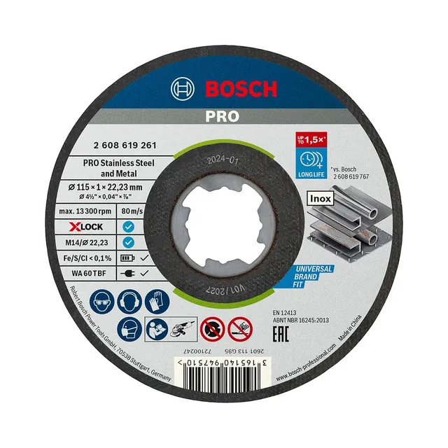 bosch-professional-gerade-trennscheibe-standard-for-inox-x-lock-115-mm-bohrung-2 image 1