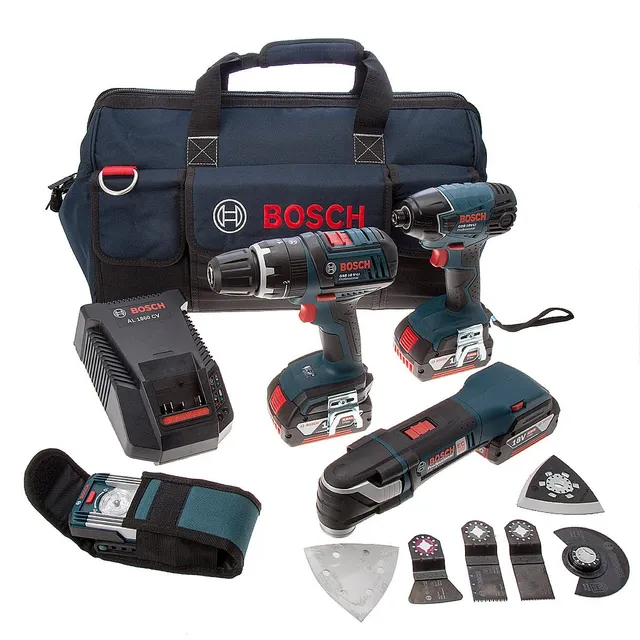 bosch-professional-dynamics-series-18v-4ah-kombo-set-akku-bohrmaschine-gsb-18v-l image 1