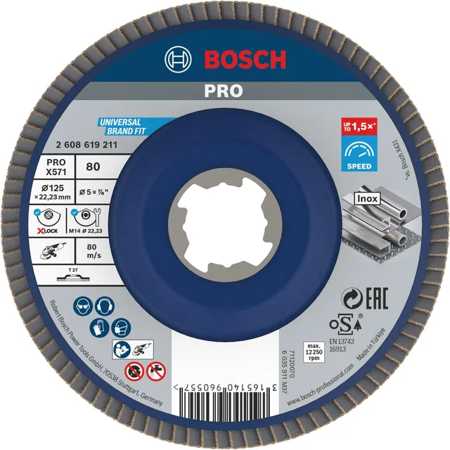 bosch-professional-f-cherschleifscheibe-best-x571-gerade-ausf-hrung-x-lock-125-m image 1