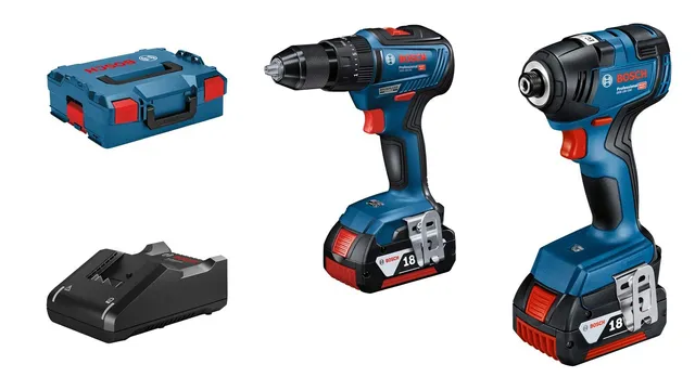 bosch-professional-18v-system-akku-combi-drill-set-gsb-18v-55-gdr-18v-200-b-rste image 1