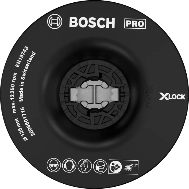 bosch-professional-backing-pad-x-lock-mittel-125-mm-f-r-kleine-winkelschleifer image 1