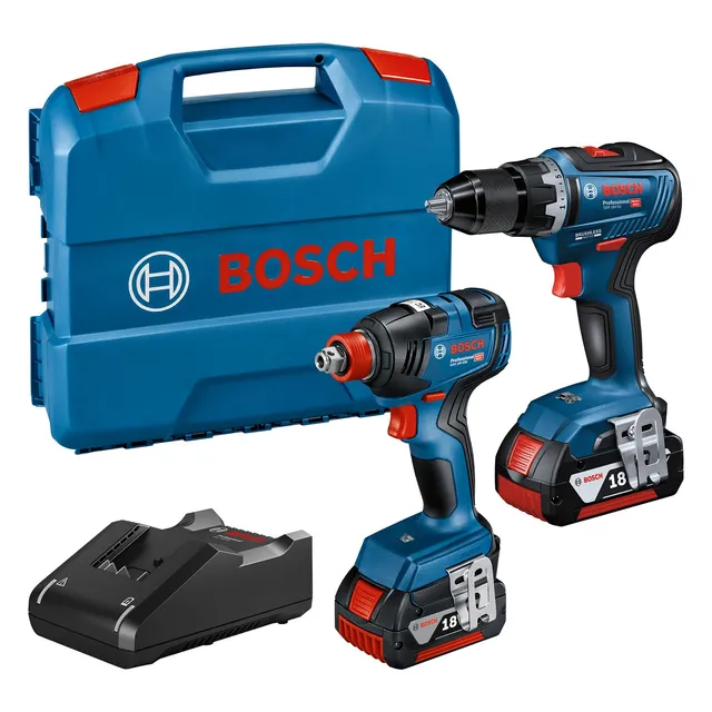 bosch-professional-18v-system-combo-kit-drehschlagschrauber-gdx-18v-200-bohrschr image 1