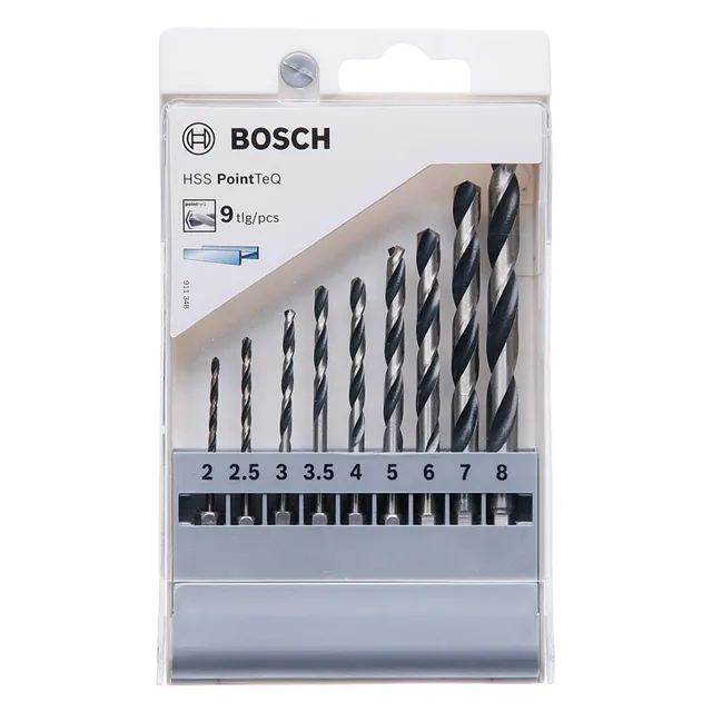 bosch-professional-9-teiliges-pointteq-sechskantbohrer-set-hss-2-8-mm-sechskants image 1