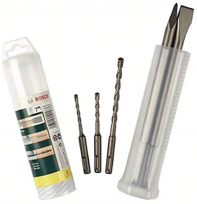 bosch-home-and-garden-5tlg-mei-el-und-bohrer-set-sds-plus-f-r-beton-und-mauerwer image 1