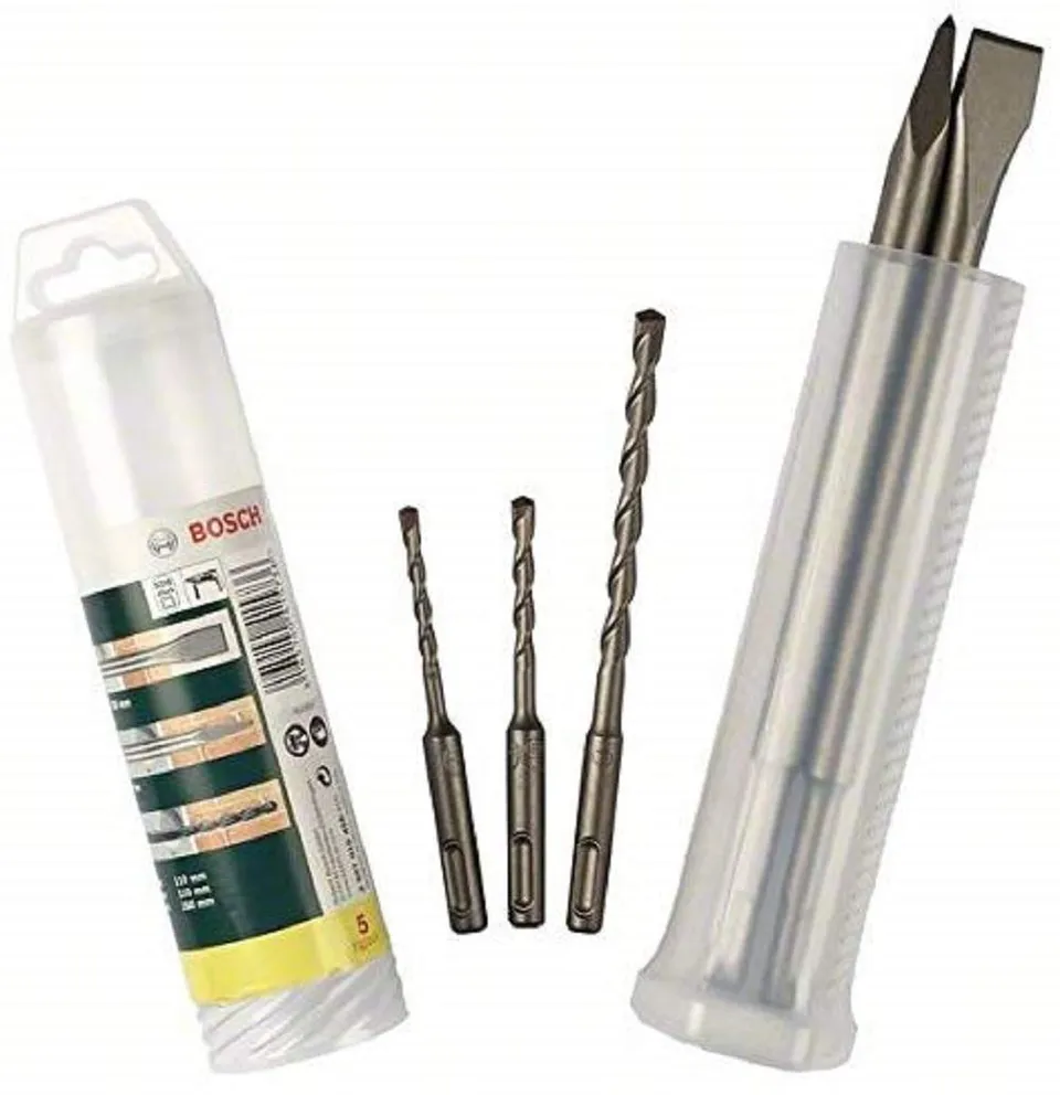 bosch-home-and-garden-5tlg-mei-el-und-bohrer-set-sds-plus-f-r-beton-und-mauerwer image 1