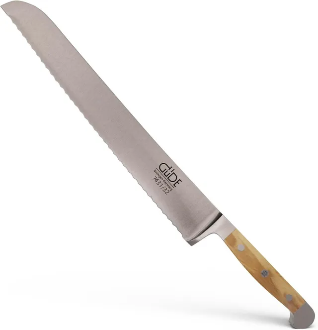 g-de-alpha-olive-brotmesser-32-cm-geschmiedet-olivenholzgriff-doppelkropf-handma image 1