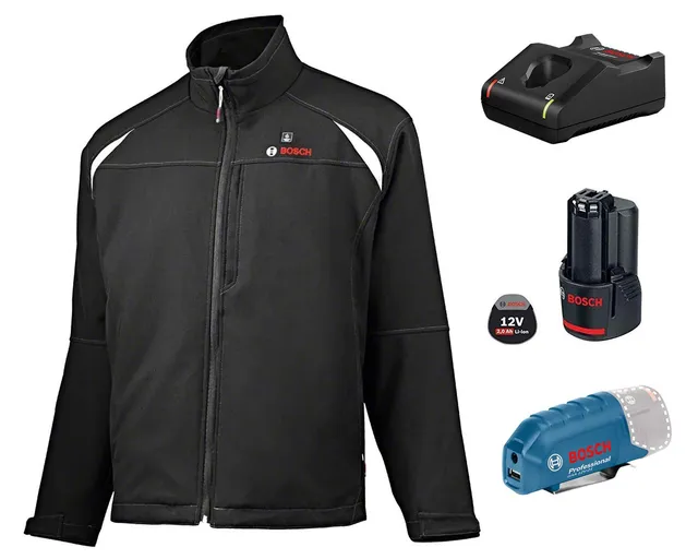 bosch-professional-beheizbare-jacke-ghj-12-18v-unisex-softshell-heizjacke-mit-ka image 1