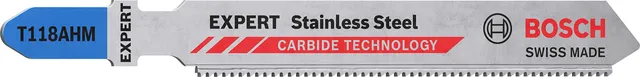 bosch-expert-stainless-steel-t-118-ahm-stichs-geblatt-3-st-ck-carbide-blatt-83-m image 1