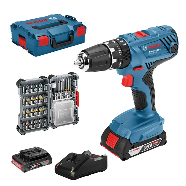 bosch-professional-gsb-18v-21-akku-schlagbohrschrauber-18v-system-55-nm-inkl-2x- image 1