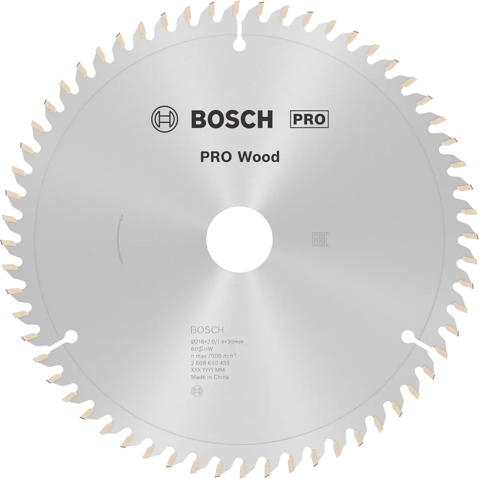 bosch-professional-pro-wood-kreiss-geblatt-216-x-30-mm-60-z-hne-2-0-mm-schnittbr image 1