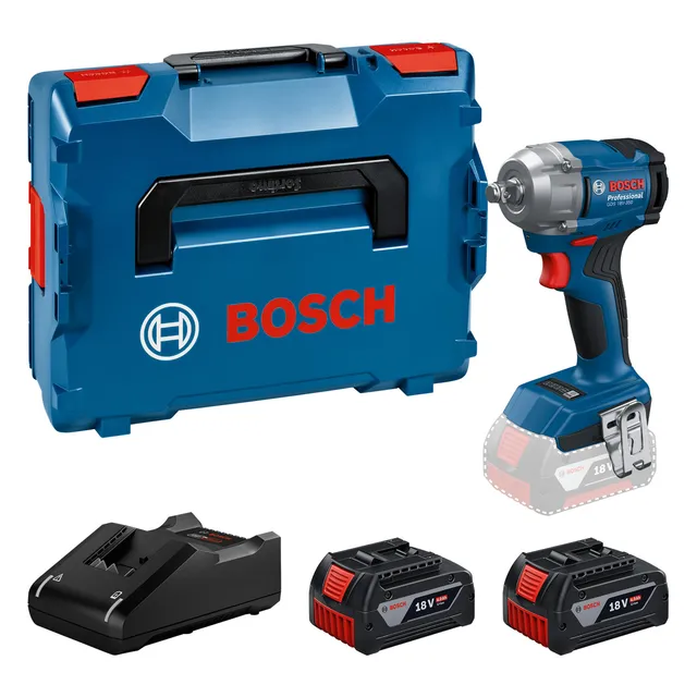 bosch-professional-18v-system-akku-drehschlagschrauber-gds-18v-350-set-2x-4-0-ah image 1