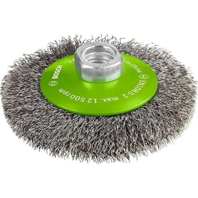 bosch-pro-stainless-steel-longlife-kegelb-rste-gewellter-draht-100-mm-m14-gewind image 1
