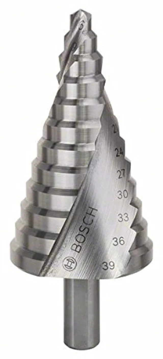 bosch-professional-stufenbohrer-hss-6-39-mm-12-stufen-hss-stufenbohrer-mit-3-fl- image 1