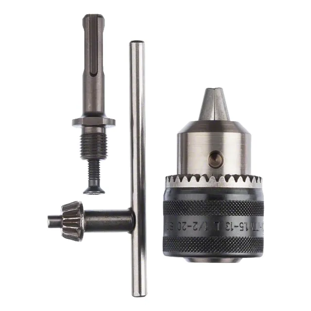 bosch-sds-plus-adapter-mit-bohrfutter-1-5-13-mm-zahnkranzbohrfutter-mit-schl-sse image 1