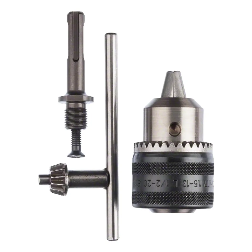 bosch-sds-plus-adapter-mit-bohrfutter-1-5-13-mm-zahnkranzbohrfutter-mit-schl-sse image 1
