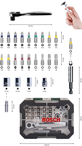 bosch-26-teiliges-schrauberbit-und-ratschen-set-extra-harte-qualit-t-1-4-sechska image 8
