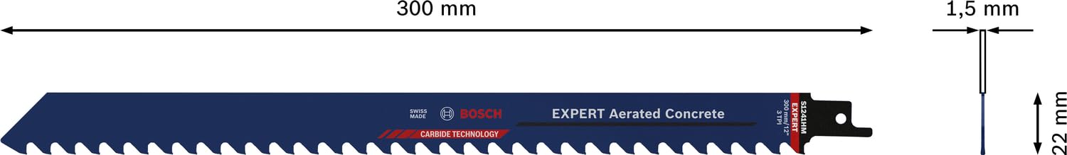 bosch-professional-expert-aerated-concrete-s-1241-hm-s-bels-geblatt-1-st-ck-f-r- image 3