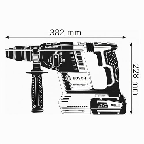 bosch-professional-gbh-18v-26-f-akku-bohrhammer-18v-system-sds-plus-mit-schnellw image 8