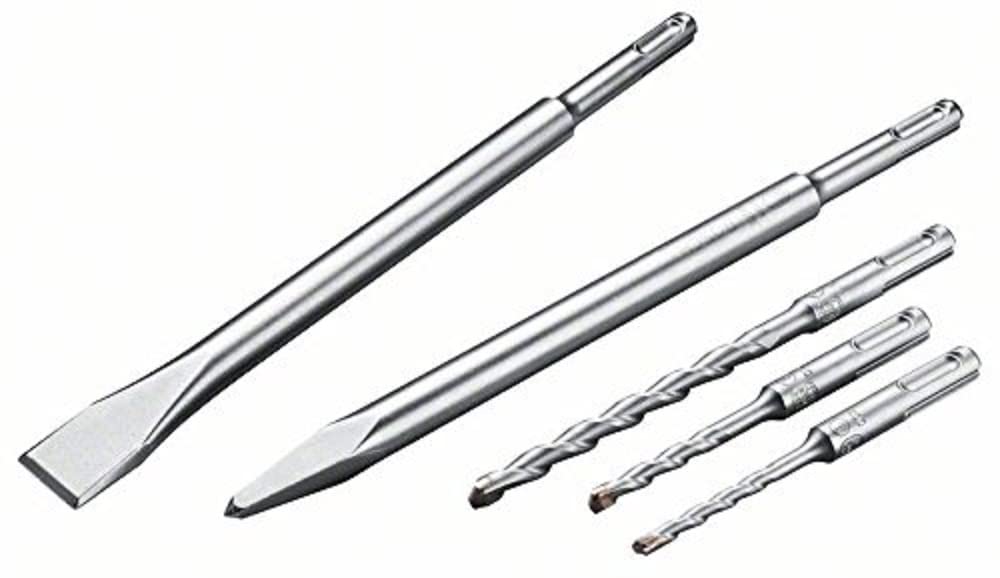bosch-home-and-garden-5tlg-mei-el-und-bohrer-set-sds-plus-f-r-beton-und-mauerwer image 2