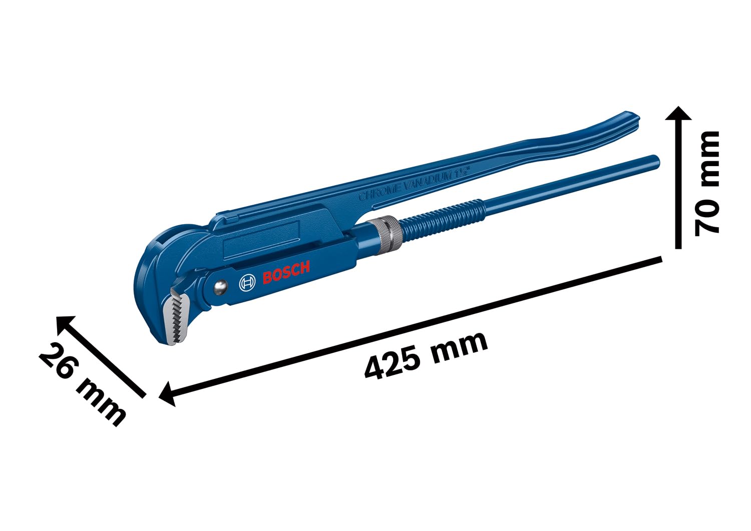 bosch-professional-eckrohrzange-chrom-vanadium-stahl-90-backenposition-f-r-rohre image 3