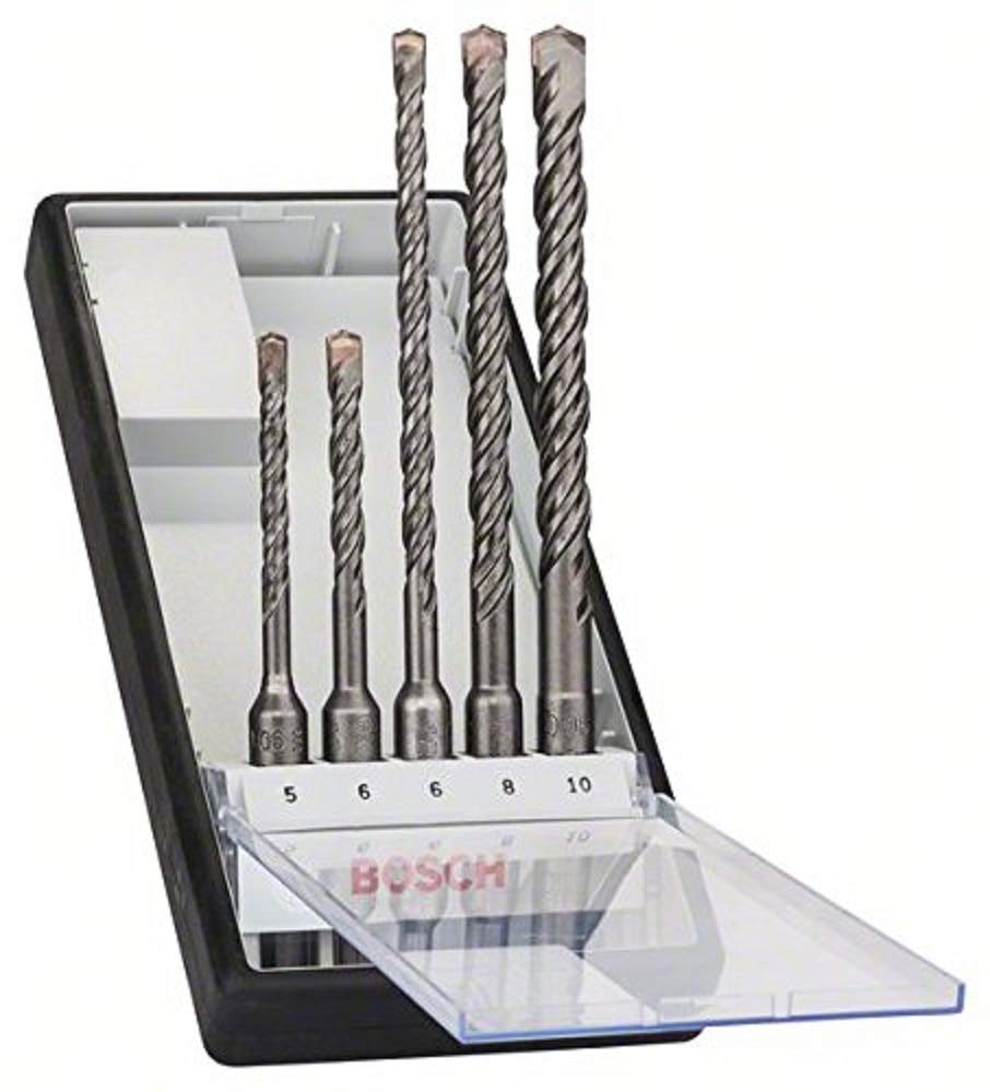 bosch-professional-robust-line-hammerbohrer-set-sds-plus-5-5-teilig-5-6-6-8-10-m image 1