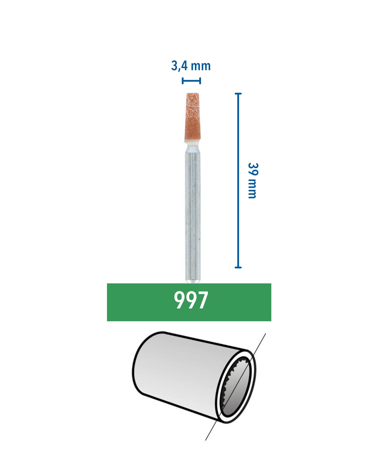 dremel-997-korund-schleifspitzen-set-3-schleifspitzen-3-4-mm-aluminiumoxid-zum-s image 2