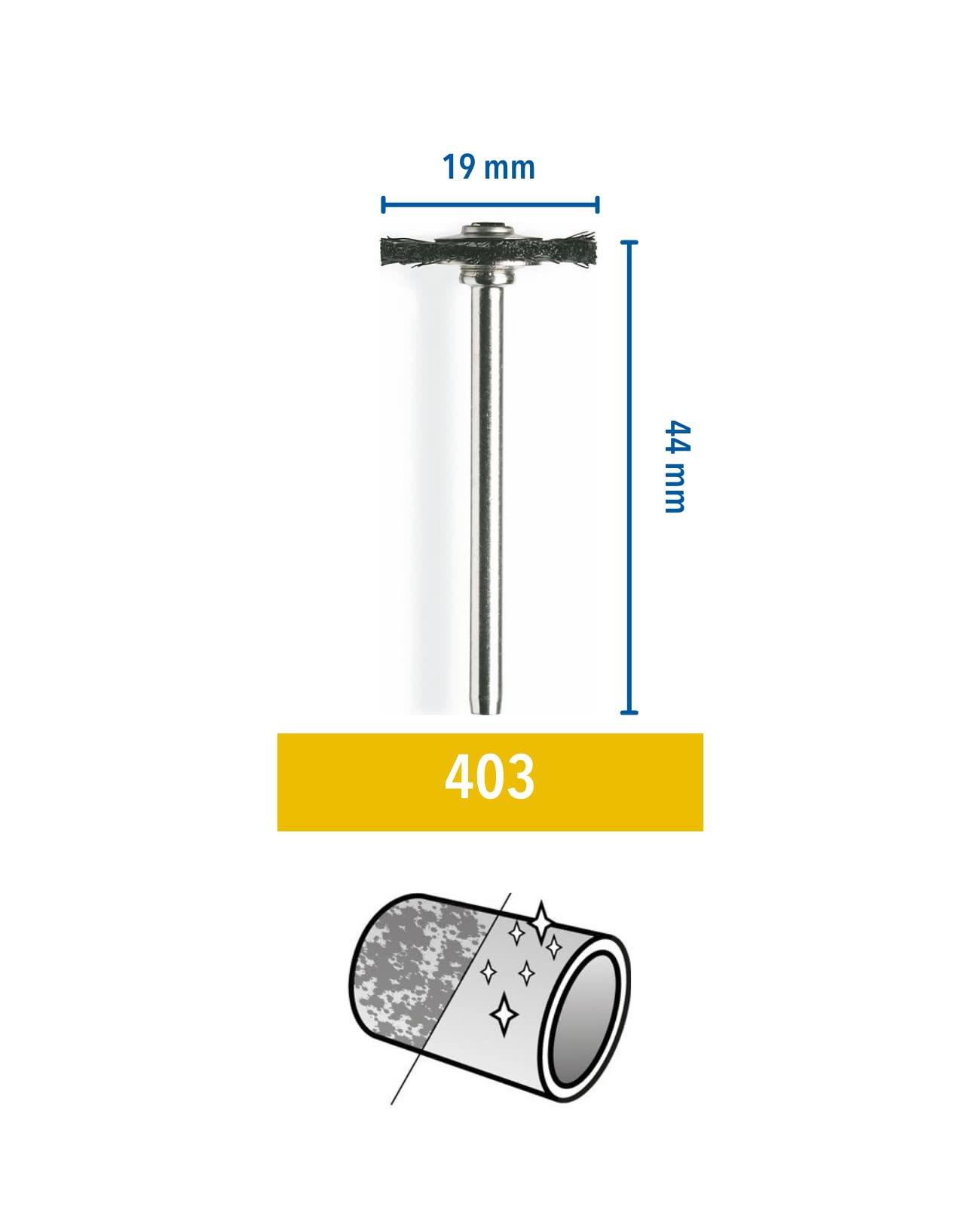 dremel-403-borstenb-rste-19-mm-arbeitsdurchmesser-2-st-ck-26150403ja-polierb-rst image 2