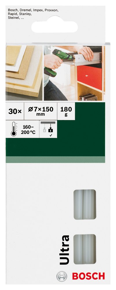 bosch-accessories-klebesticks-ultra-30-st-ck-7-x-150-mm-milchig-transparent-f-r- image 2